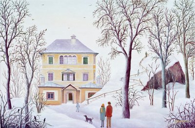 Le château mensuel de Hellbrunn en hiver - Regine Dapra