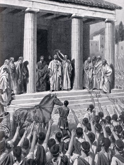 Thémistocle honoré à Sparte, illustration de 