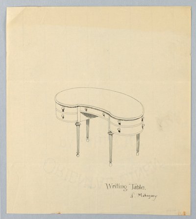 Conception pour une table d