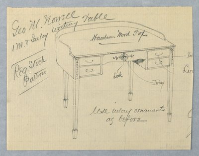 Design pour une table d