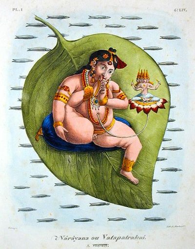 Narayana ou Vatapatrakai gravé par de Marlet - A. (after) Geringer