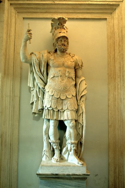 Statue romaine, Temple de Mars Ultor, Rome - A. Lorenzini
