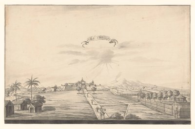 Vue sur le fort de Salatiga - A. de Nelly (possibly)