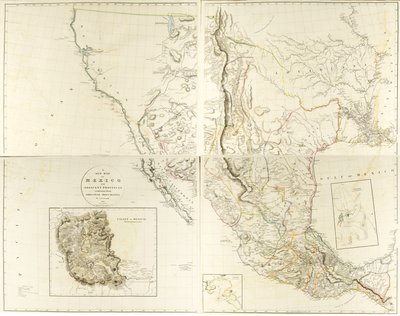 Nouvelle carte du Mexique et des provinces adjacentes - Aaron Arrowsmith
