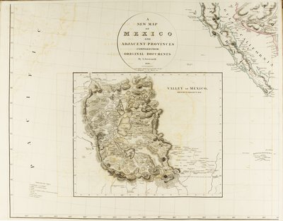 Nouvelle carte du Mexique et des provinces adjacentes - Aaron Arrowsmith