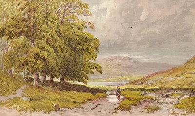 Le premier aperçu de Grasmere depuis la route de Keswick - Aaron Edwin Penley