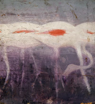 Flamants blancs, étude pour le livre Concealing Coloration in the Animal Kingdom - Abbott Handerson Thayer