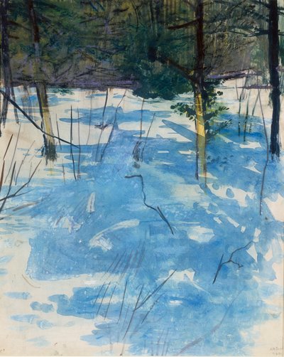 Hiver, Monadnock, vers 1900 - Abbott Handerson Thayer