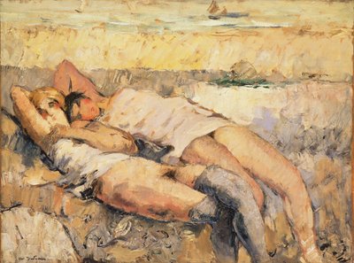 Deux amis, vers 1925 - Abel Bertram