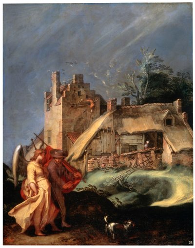 Paysage avec Tobie et l