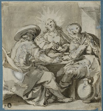Le repas à Emmaüs - Abraham Bloemaert
