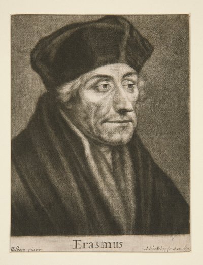 Érasme de Rotterdam - Abraham Blooteling