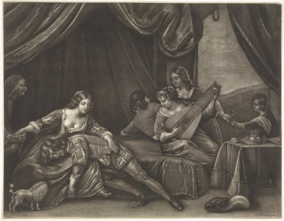 Le fils prodigue dans le bordel - Abraham Bloteling (possibly)