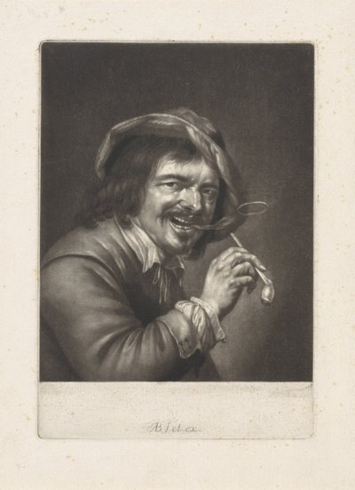 Man met een pijp (de Reuk) - Abraham Bloteling