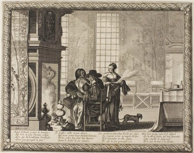Vieillesse, planche quatre de Dépeignant les quatre âges de l