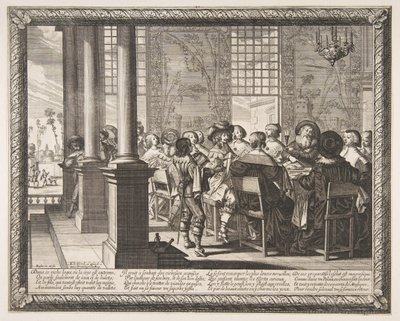 Le Banquet pour le retour du fils prodigue, ca. 1636 - Abraham Bosse