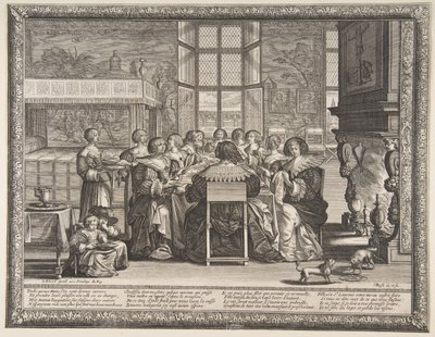Femmes à table pendant l