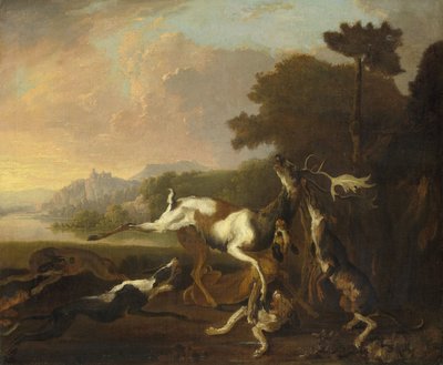 La Chasse au cerf - Abraham Danielsz. Hondius