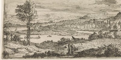 Paysage avec rivière - Abraham Genoels