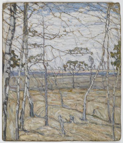 Arbres de bouleau - Abraham Manievich