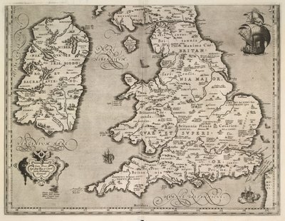 Britannicarum Insularum Vetus Descripto - Abraham Ortelius