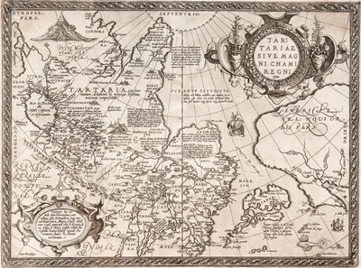 Carte de la Russie De: Theatrum Orbis Terrarum, 1598 - Abraham Ortelius