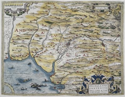 ORTELIUS, Abraham (1527-1598). Theatrum Orbis Terrarum. 1570. Considéré comme le premier atlas moderne. CHAVES, Jeronimo de (1523-1574). Mathématicien, astronome et navigateur. Carte de l