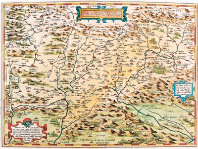 Transilvania Carte géographique du territoire de Transylvanie du "Theatrum Orbis Terrarum" par Abraham Ortelius - Abraham Ortelius