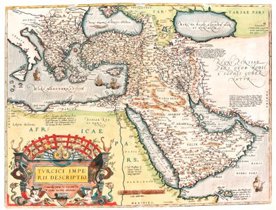 Turcici imperii descriptio Carte géographique du territoire de l
