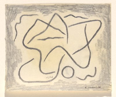 Lignes rythmiques : Abstraction - Abraham Walkowitz