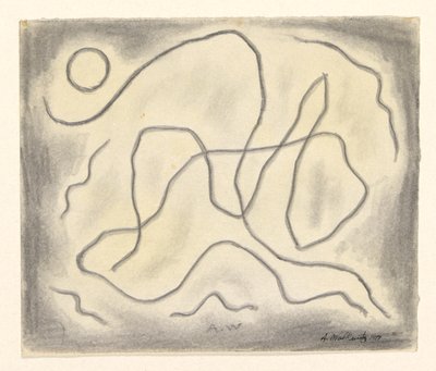 Lignes rythmiques : Abstraction de danse - Abraham Walkowitz
