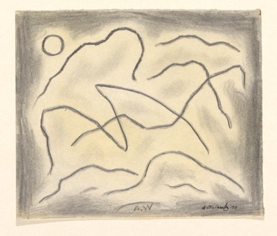 Lignes rythmiques : Abstraction de danse - Abraham Walkowitz
