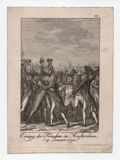 Entrée des Francs à Amsterdam - Abraham Wolfgang Küffner