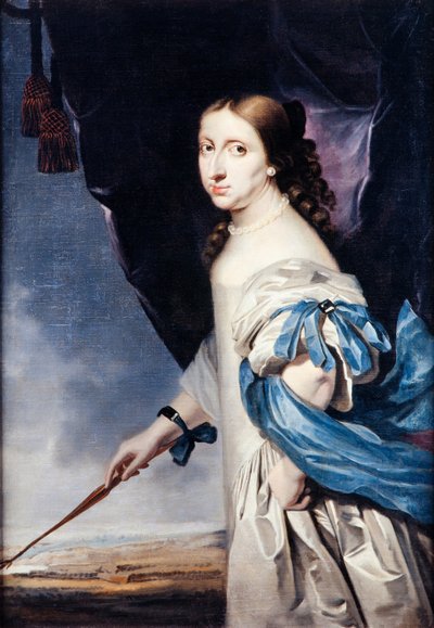 Portrait de la reine Christine de Suède 1626-1689, 1661 - Abraham Wuchters