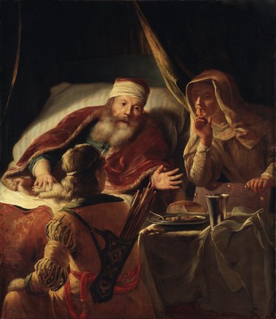Isaac bénissant Jacob, c.1660-70 - Abraham van Dyck
