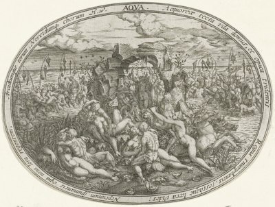Neptune avec néréides et tritons : l