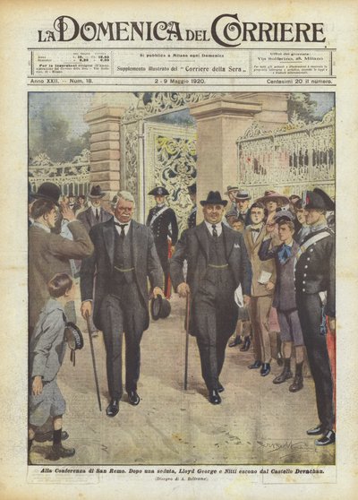 À la Conférence de San Remo - Achille Beltrame