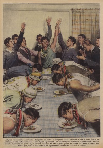 Joies étudiantes américaines - Achille Beltrame