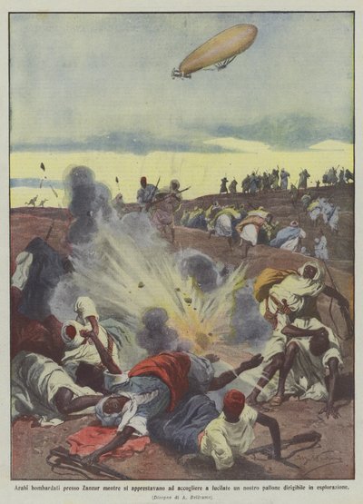 Arabes bombardés près de Zanzur alors qu