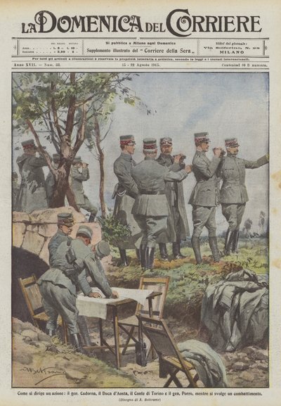 Comment diriger une action, le général Cadorna, le duc d