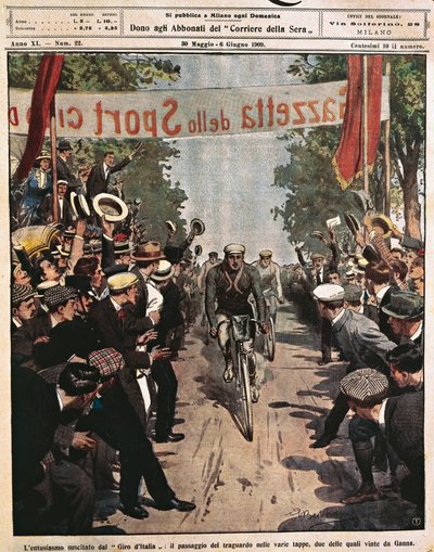 Cyclistes au Giro d