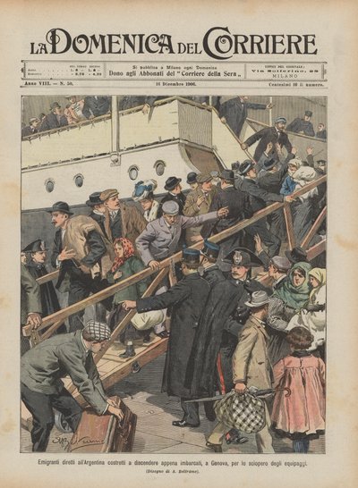 Émigrants en route pour l