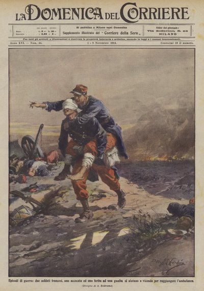 Épisodes de guerre, deux soldats français, l