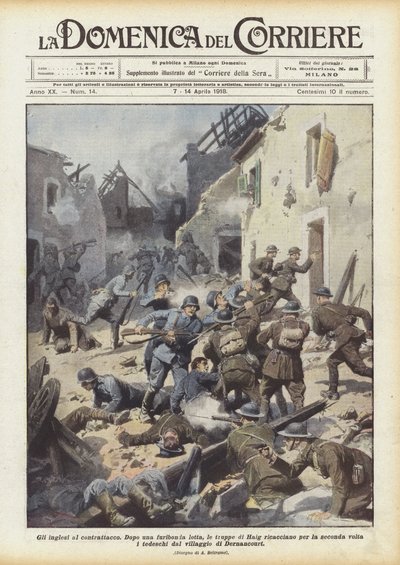 Les Anglais à la contre-attaque - Achille Beltrame