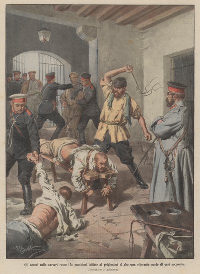 Les horreurs dans les prisons russes, les punitions infligées aux prisonniers causant de nombreux décès - Achille Beltrame