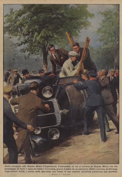 Grave accident à la Reine Mère d