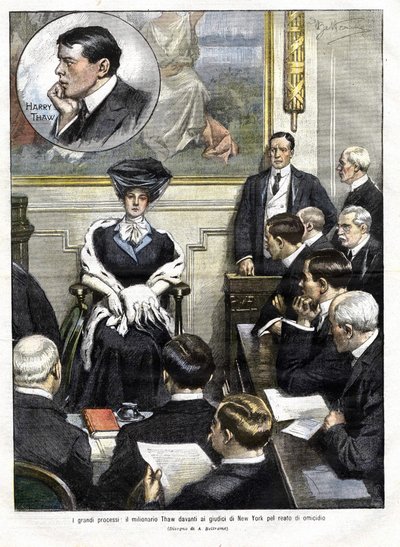 Procès de Harry Thaw à New York en 1907. Harry Thaw, fils d