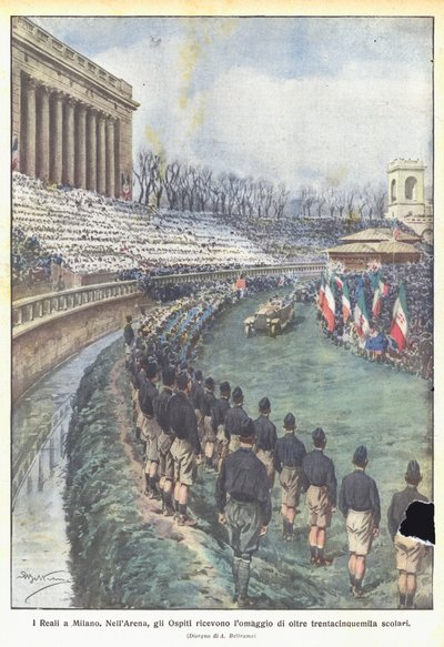 Les Royaux à Milan - Achille Beltrame