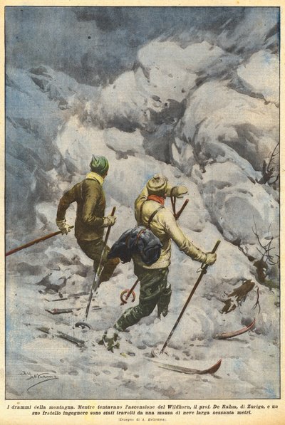 Les drames de la montagne - Achille Beltrame