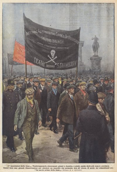 Les marcheurs de la faim - Achille Beltrame